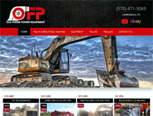 Tablet Screenshot of oldforgepower.com